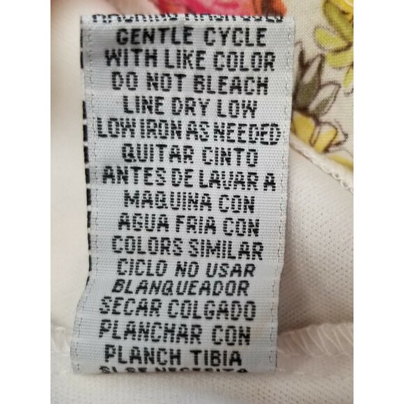 City Triangles Dress Women Size 5 Strapless Cottagecore Pink Floral Belted Teen - Picture 8 of 9